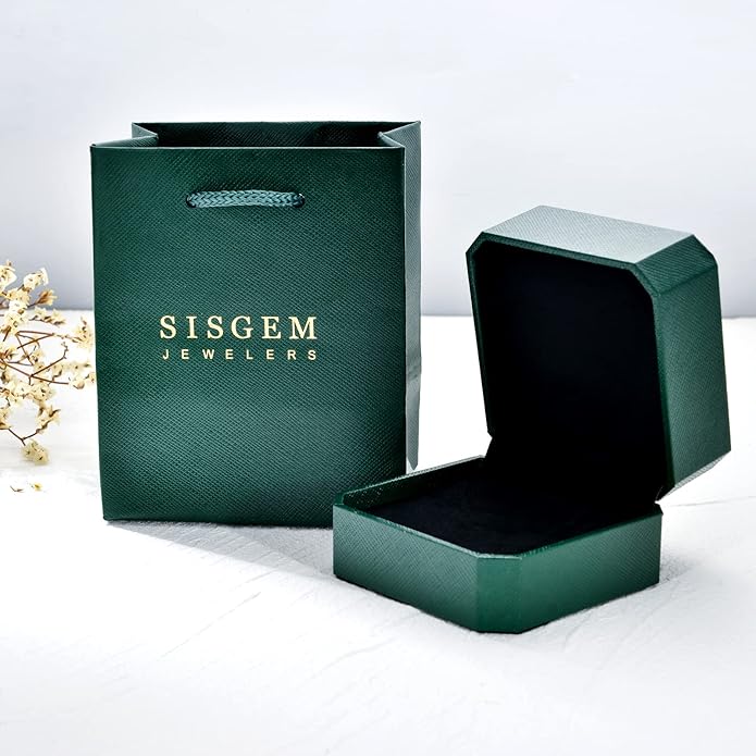 partyjju`s propse special SISGEM 14K Gold Wedding Ring for Women,Split Shank Pave Set 1.3 Carat(cttw) Moissanite Engagement Ring With Engraved Name,Wedding Anniversary Size 5-11